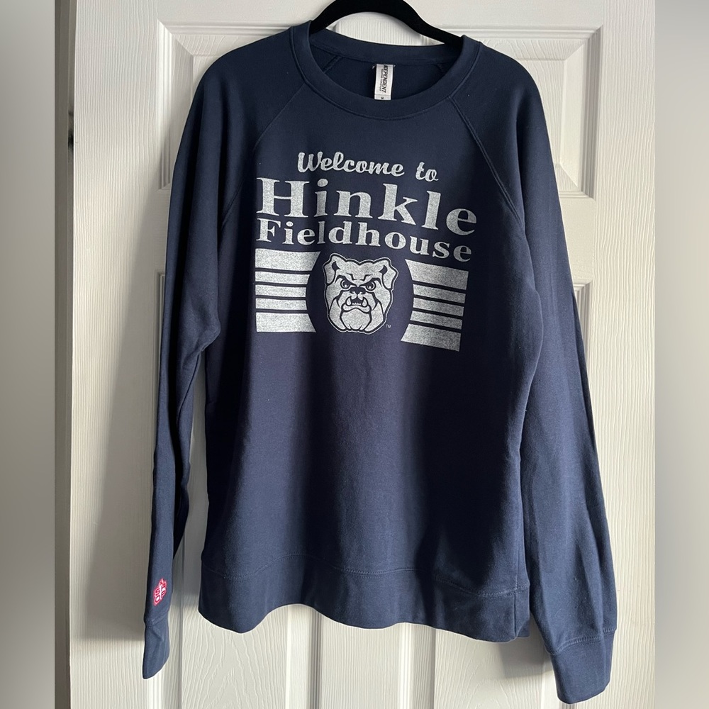 Hinkle Fieldhouse women’s sweatshirt purchased from The Shop Indy